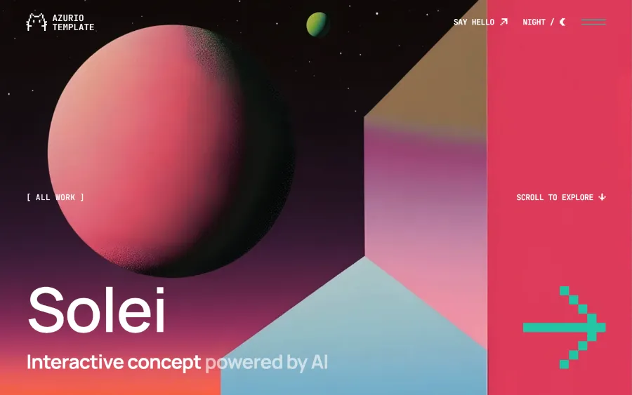 Azurio Template Preview Image